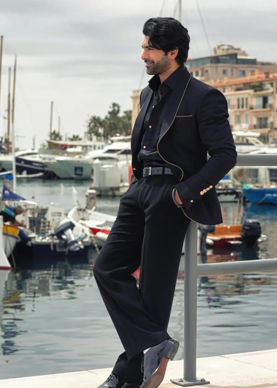 Taha Shah Badusha birthday tuxedo looks