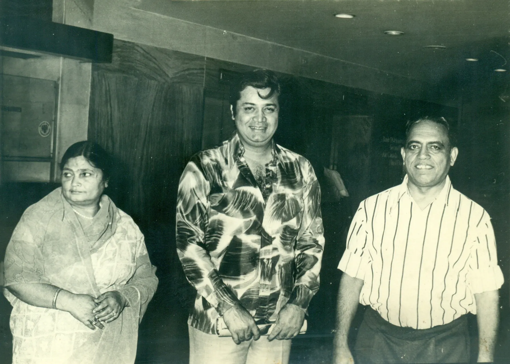 Deven Verma and A.P. Bajaj with wife Malika Rani