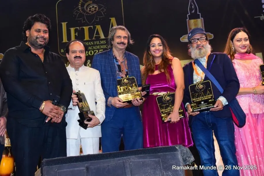 IFTAA 2025  felicitations on stage