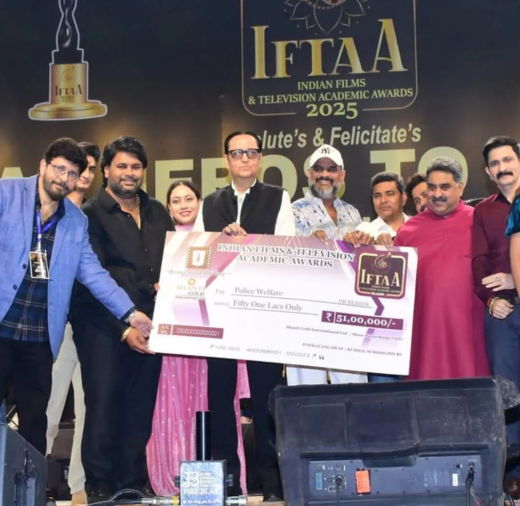IFTAA donation cheque towards Police Welfare unveiled by by dignitaries