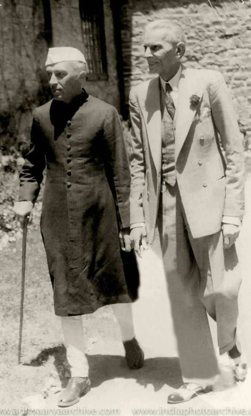 Muhammad Ali Jinnah and Jawaharlal Nehru