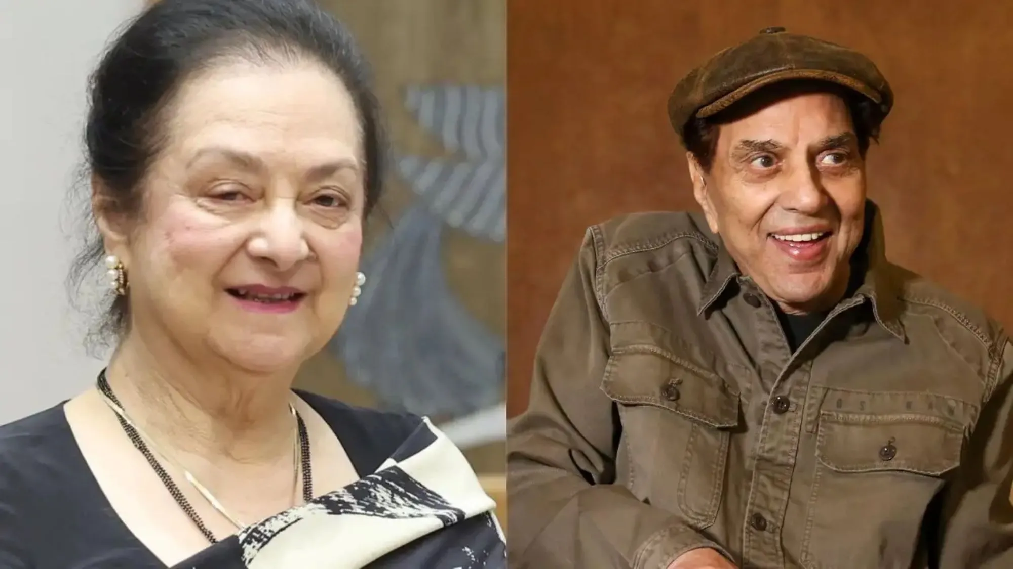 Saira Banu and Dharmendra