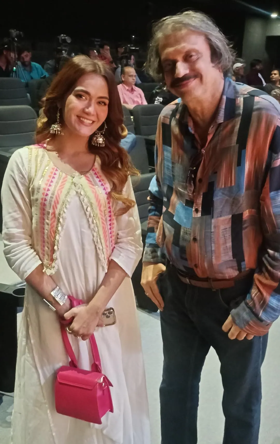 Rajni 2.0  Aradhana Sharma with sr journalist Chaitanya Padukone