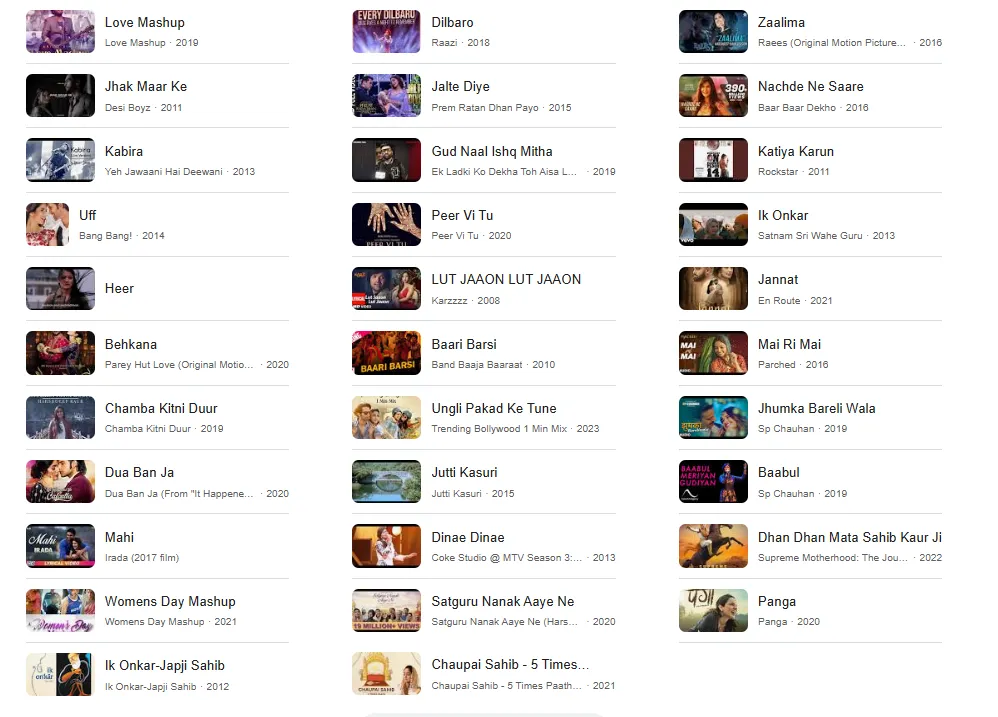 harshdeep kaur songs