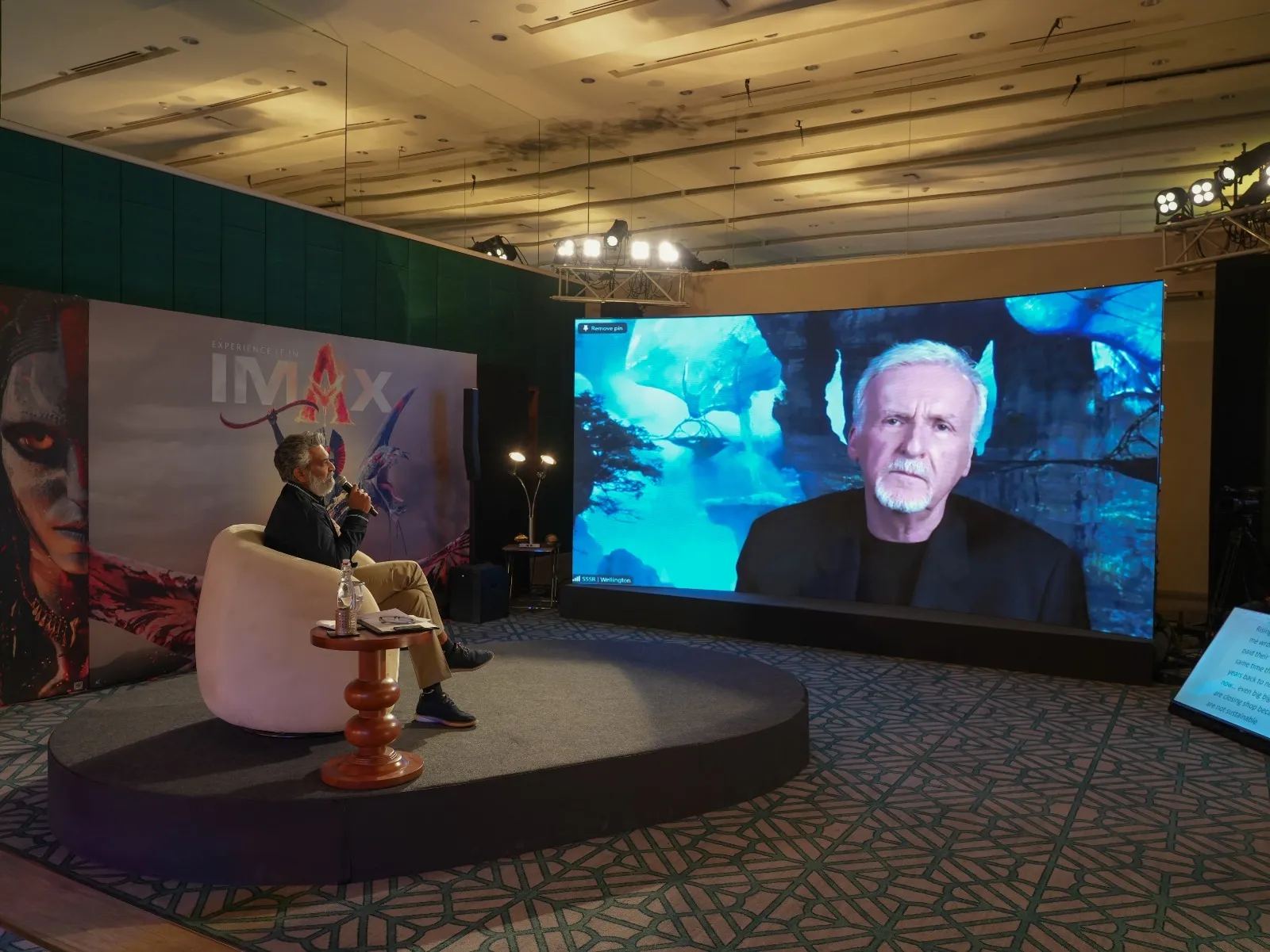 James Cameron SS Rajamouli conversationJames Cameron SS Rajamouli conversationJames Cameron SS Rajamouli conversation