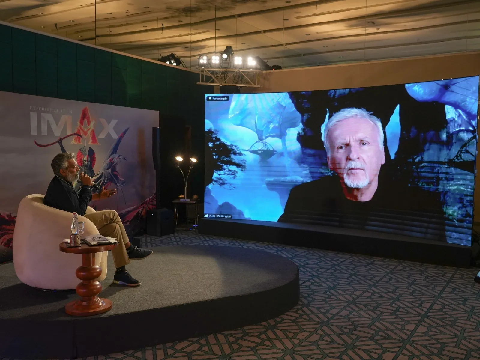 James Cameron SS Rajamouli conversation