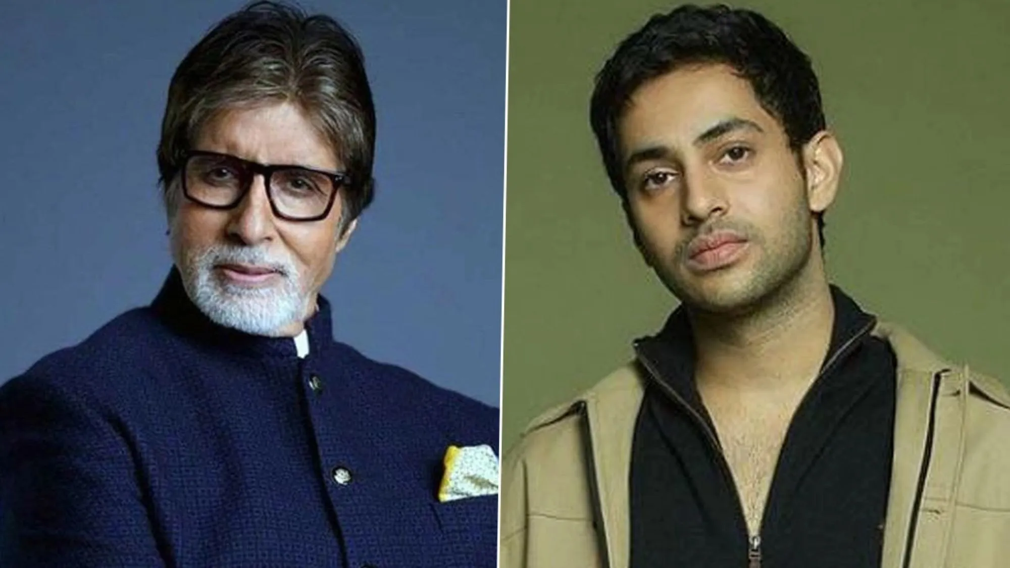Amitabh Bachchan and Agastya Nanda