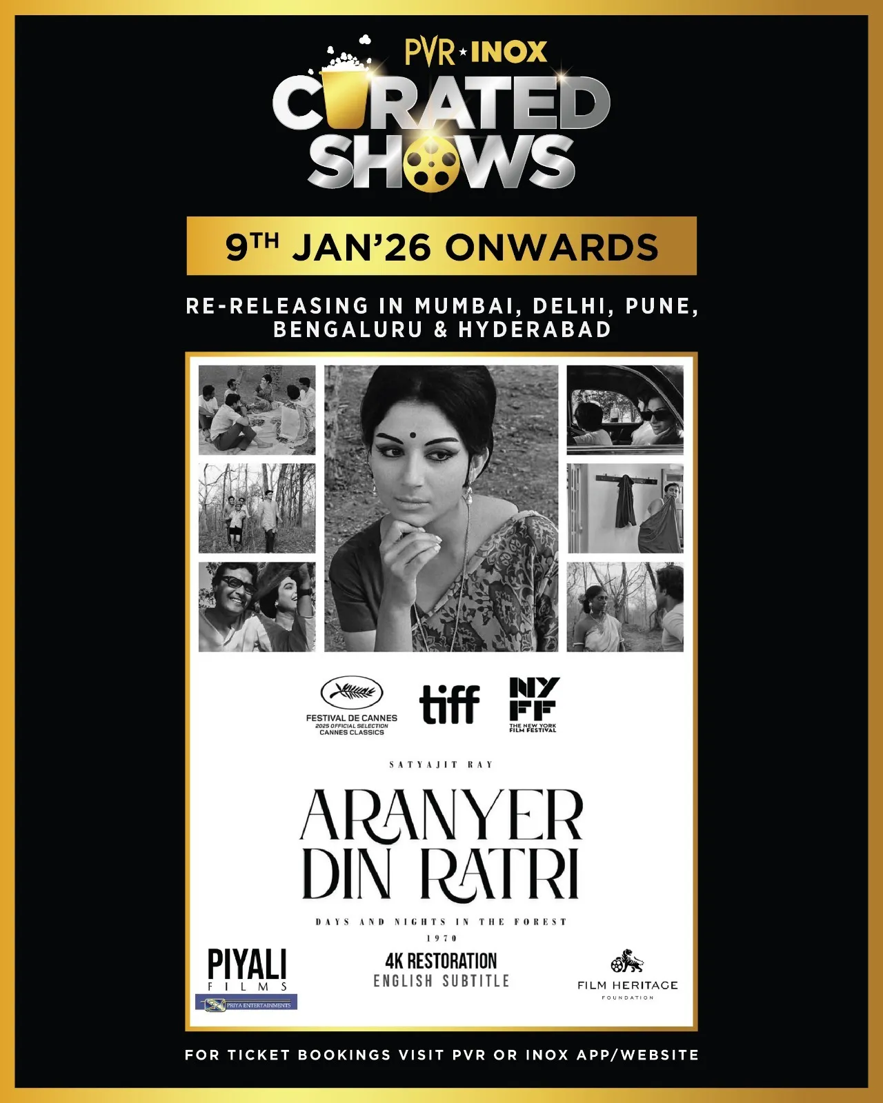 RE-RELEASE ARANYER DIN RATRI IN A 4K RESTORED PRINT WITH ENGLISH SUBTITLES