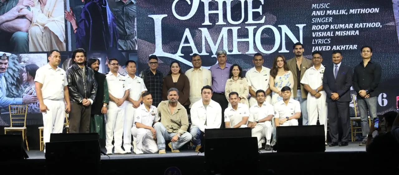 ahan Anyaa shetty Border 2 Jaate Hue Lamhon Song Launch (2)