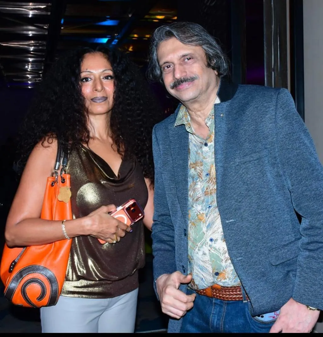 International pop-singer Shweta Shetty with journalist Chaitanya Padukone