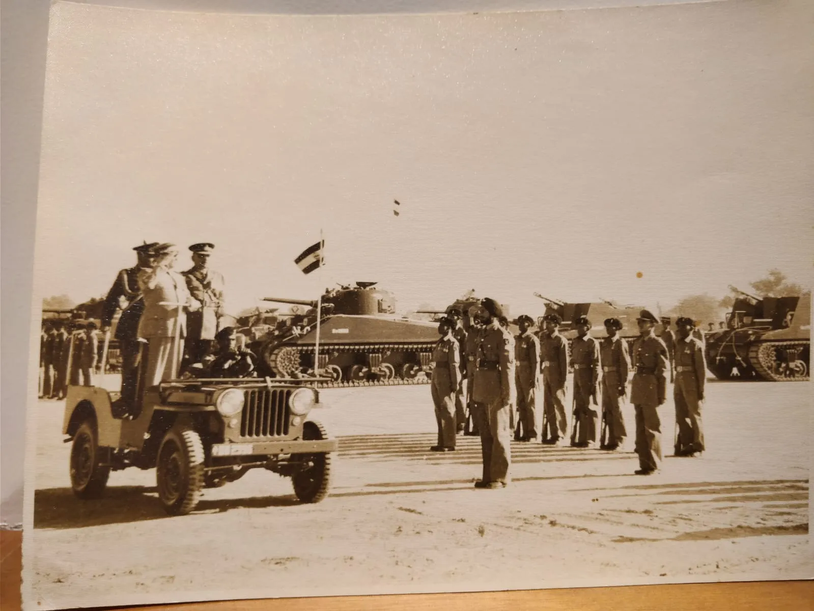 Seerat Kapoor Grandfather's Photo Serving Nation  (2)