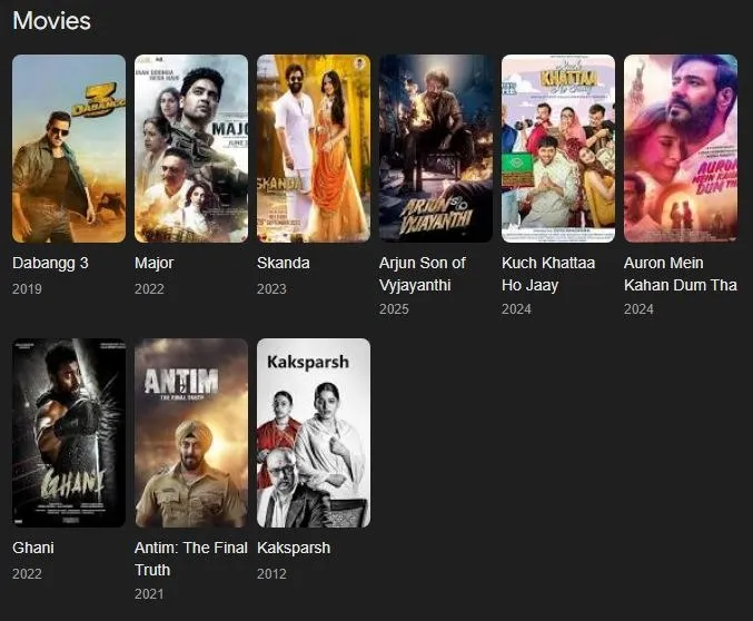 saiee manjrekar movies