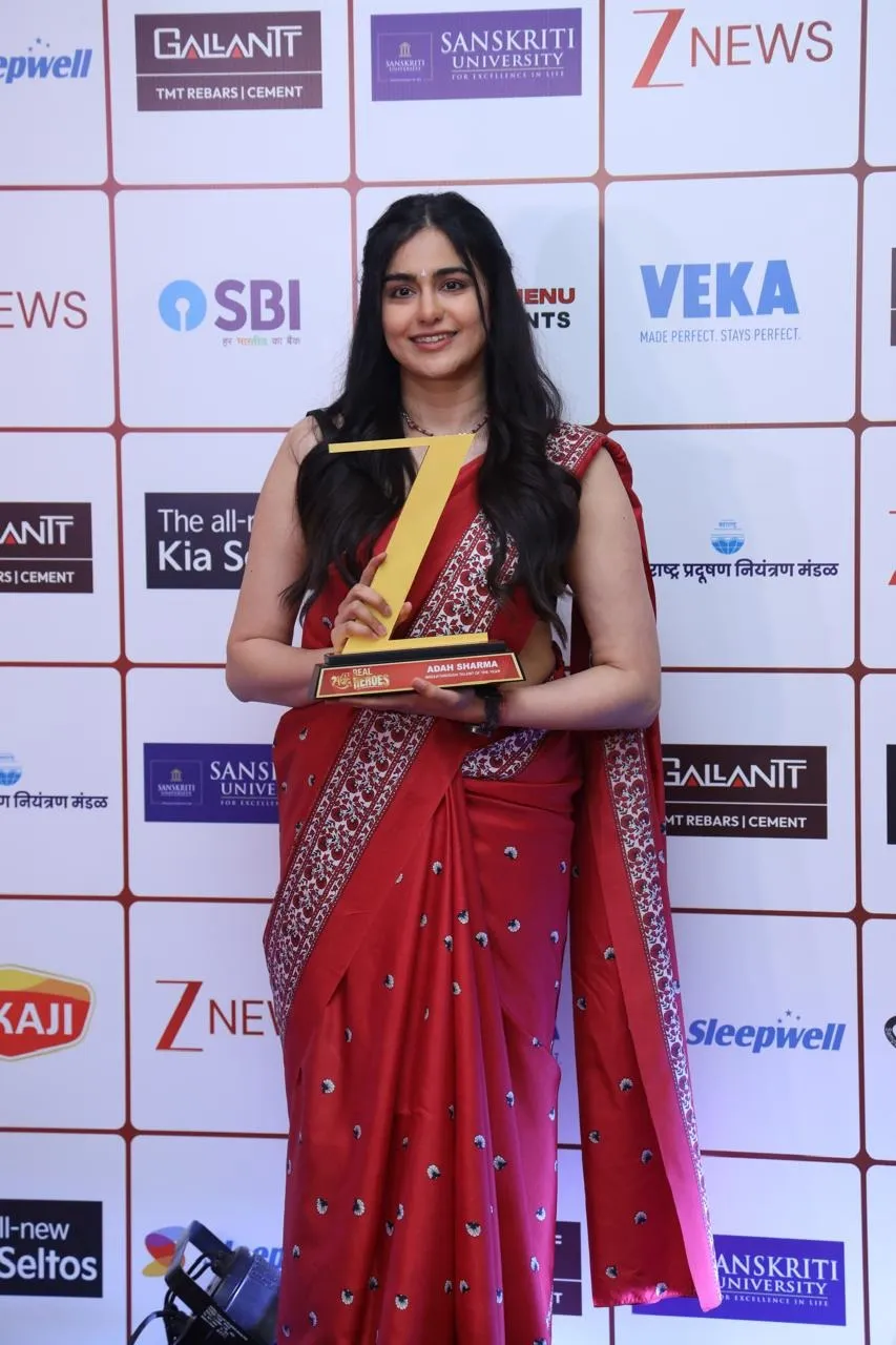 Adah Sharma at Zee Samvaad with Real Heroes