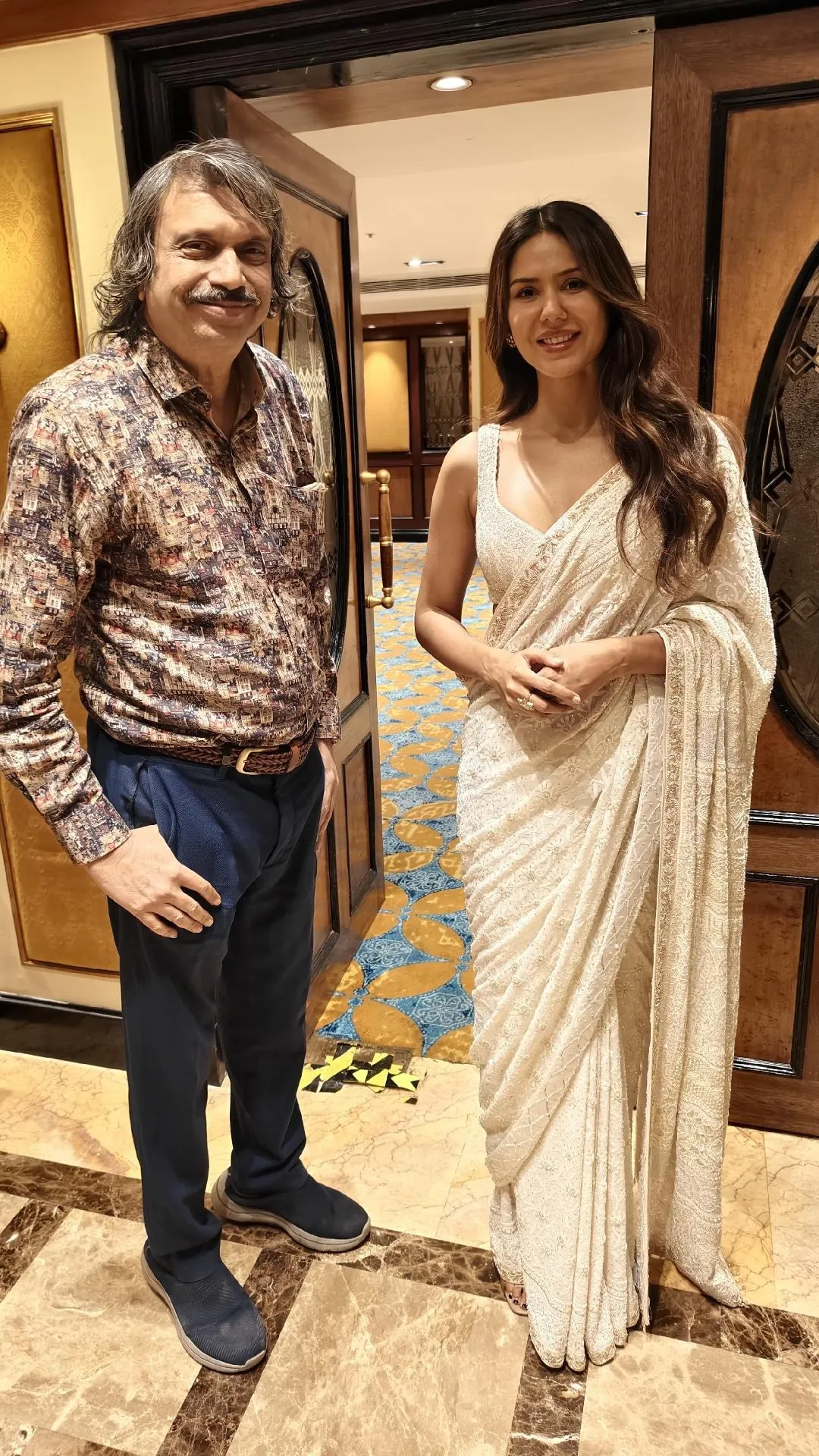 Top star actress Sonam Bajwa with Chaitanya Padukone