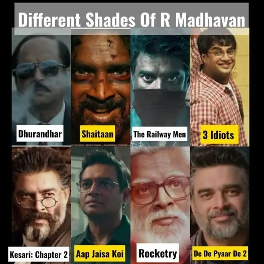 r madhavan looks in movies