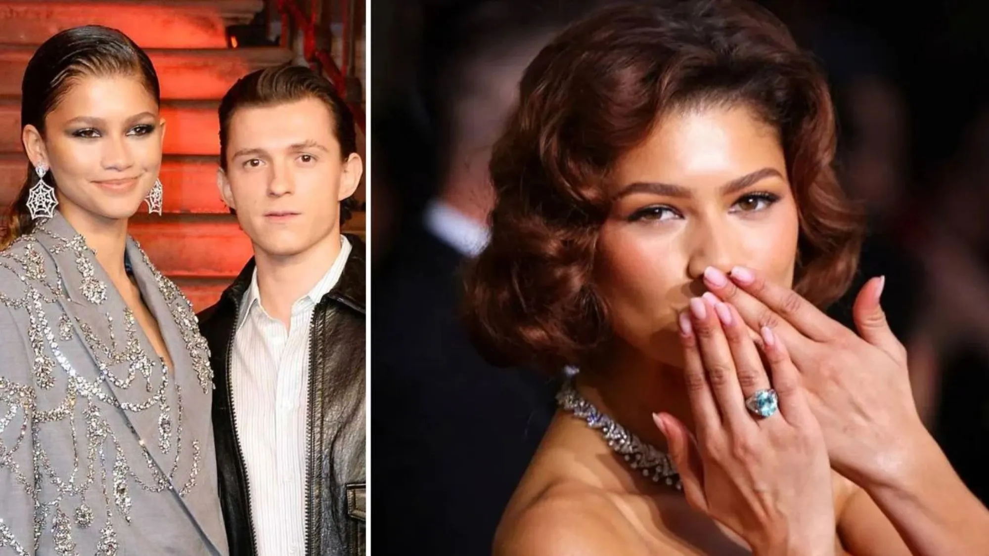 Zendaya and Tom Holland