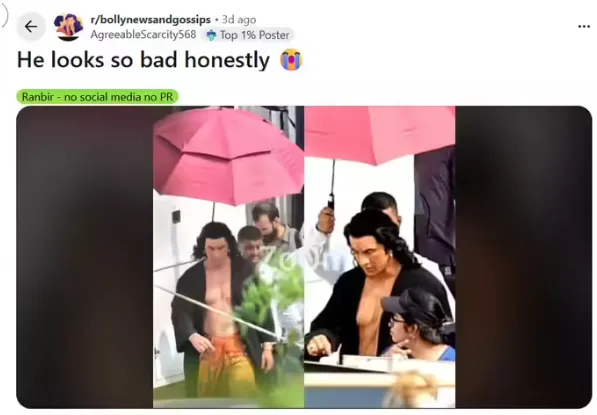 ranbir kapoor ramayana look