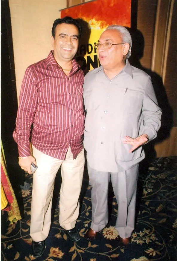 at HI JACK music release bright owner yogesh laxmi with mayapuri owner P.K. bajaj pic by rakesh dave (2)