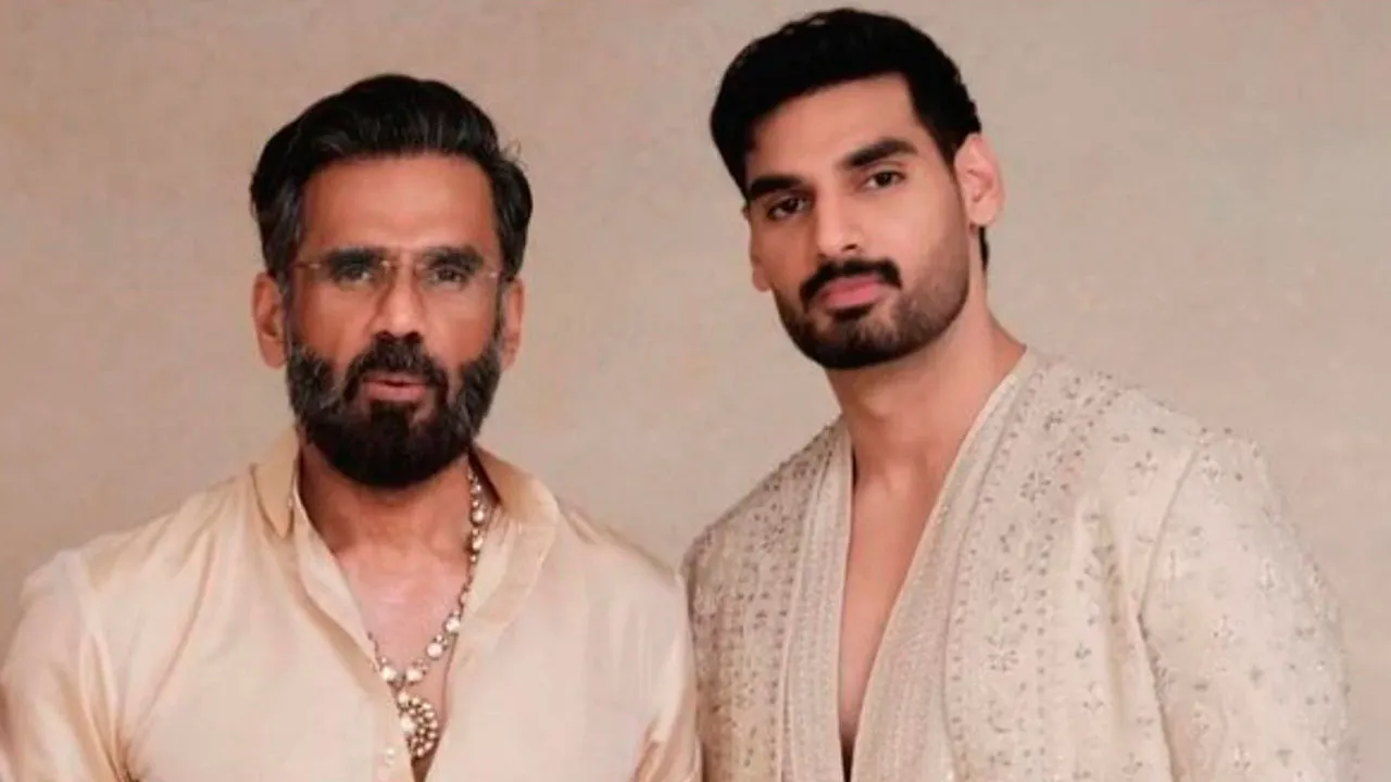 Suniel Shetty Ahan Shetty