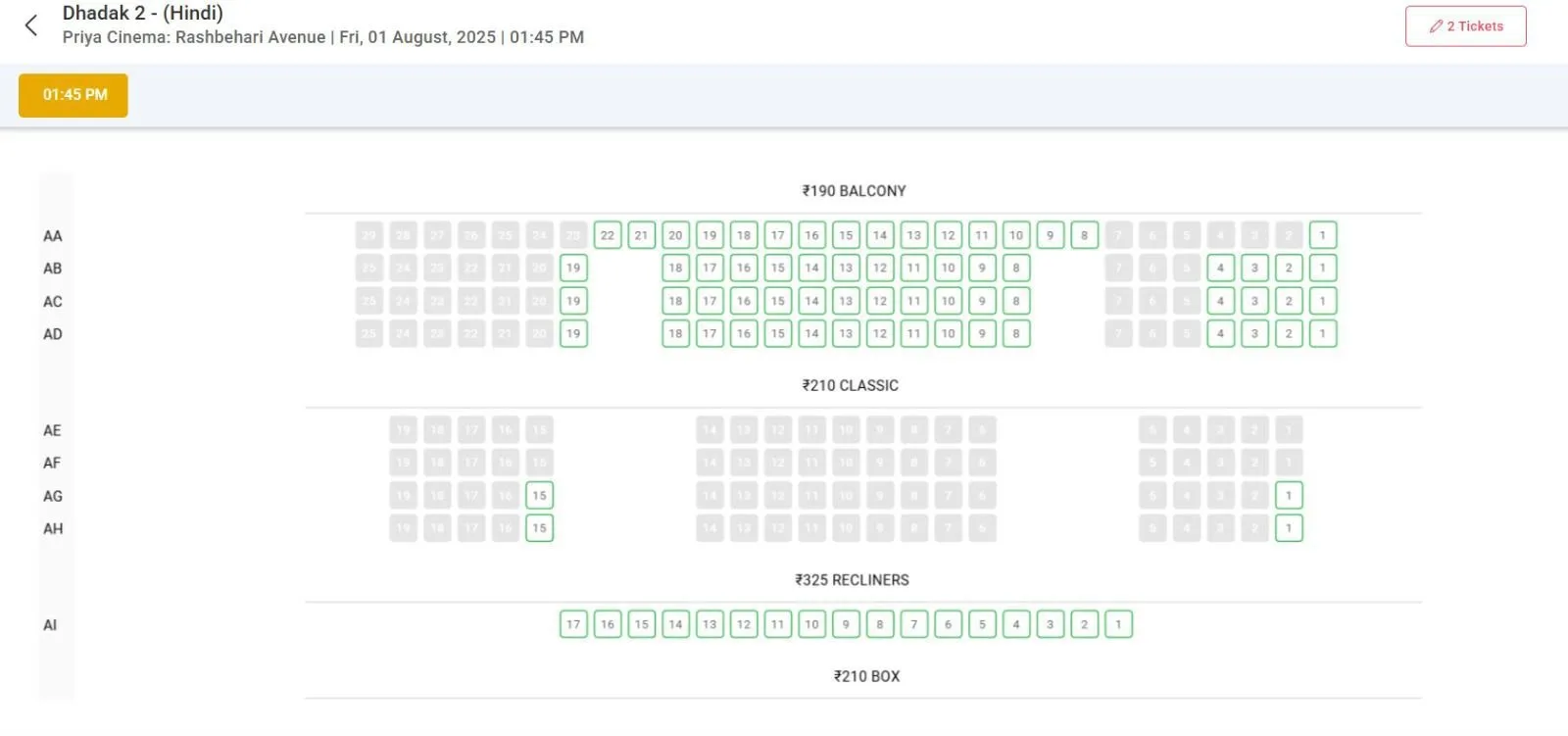 Dhadak 2 Booking
