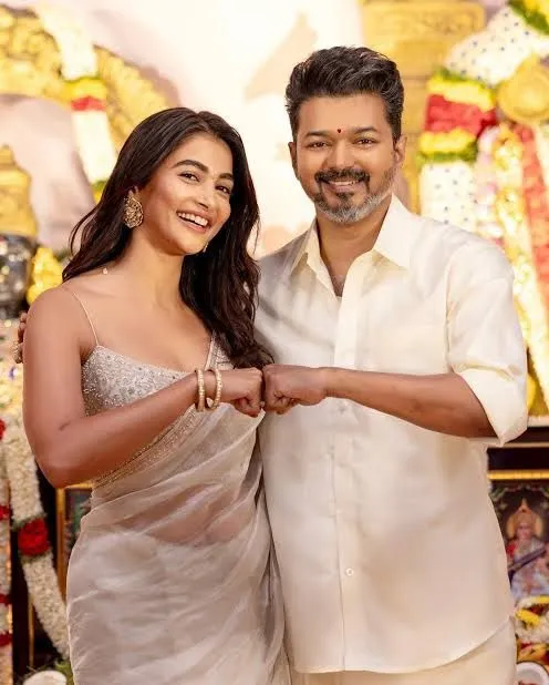 Pooja Hegde Jana Nayagan Vijay