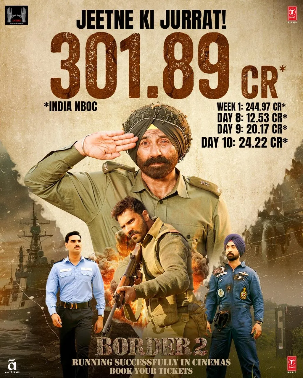 Border 2 300 Crore
