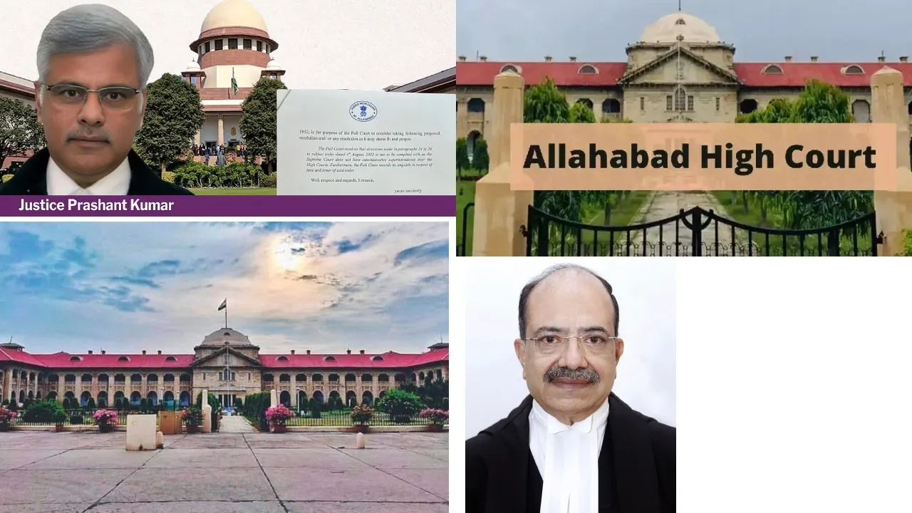 SUPREME COURT JUDGE ALLAHABAD HC
