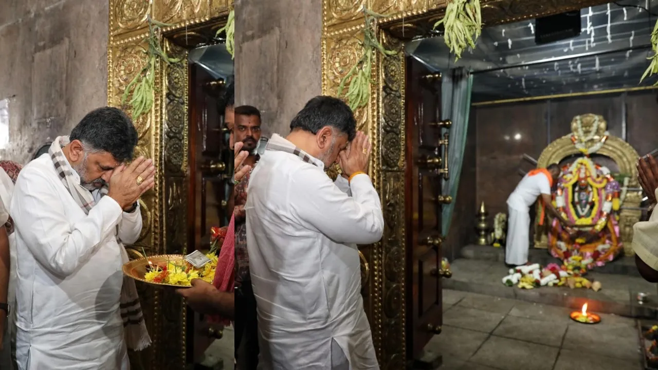 DCM DKS PRAYER AT KENKERAMMA