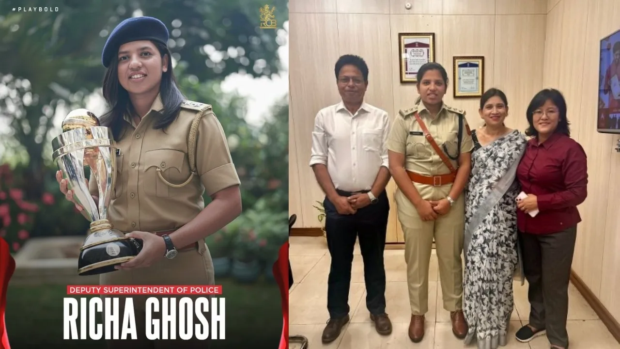 Richa ghosh took charge as ACP IN siliguri (1)