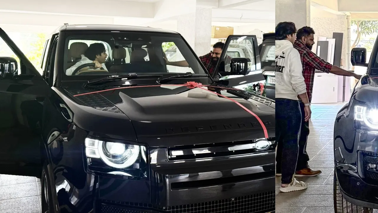land rover defender car gift to sujeeth by pawan kalyan (2)