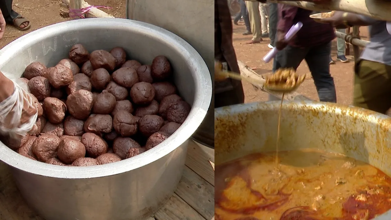 cm siddu fans nati chicken feast at nelamangala (2)