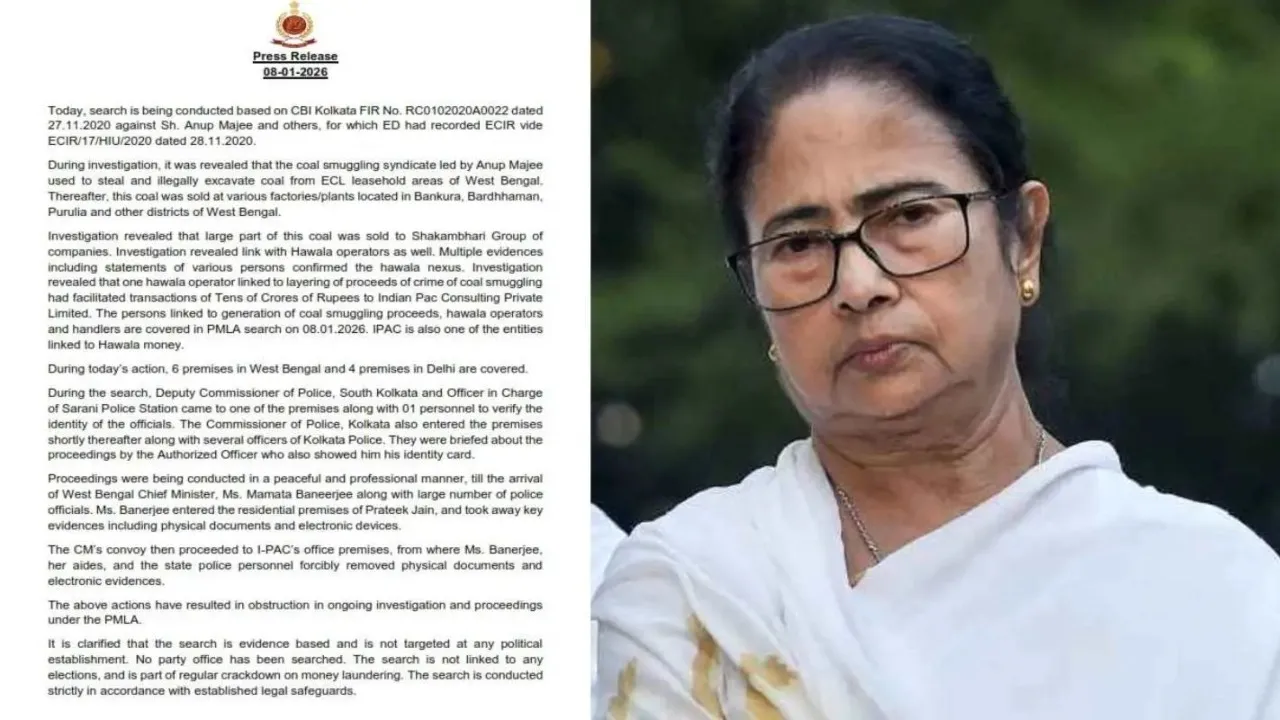 ED RAID AT I PAC OFFICE AND CM MAMATHA TOOK AWAY FILES (1)