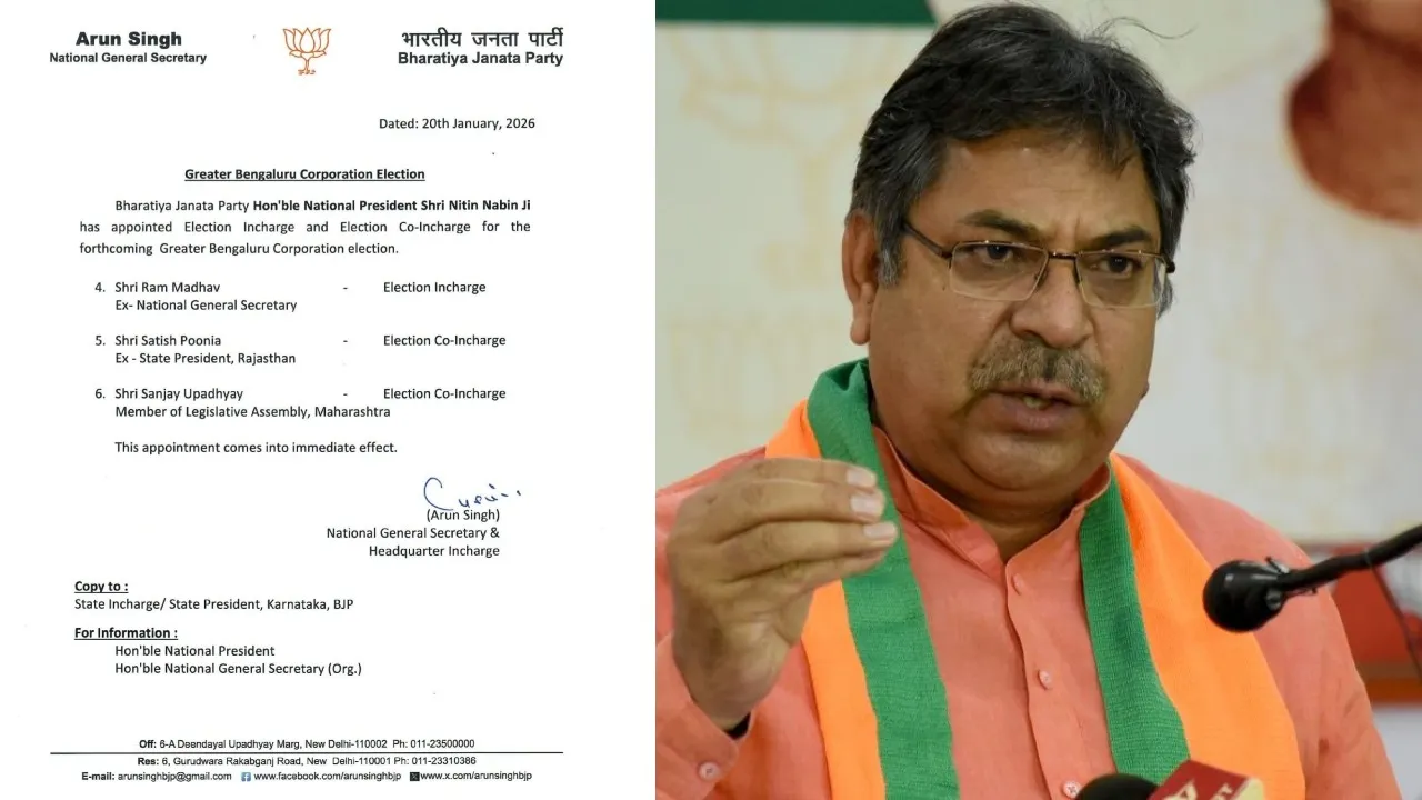 GBA BJP INCHARGE satish poonia