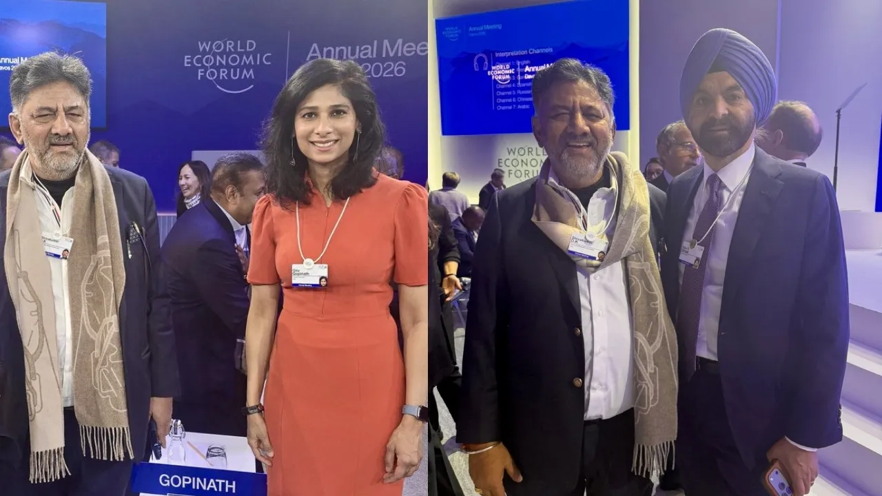 DK SHIVAKUMAR IN DAVOS (1)