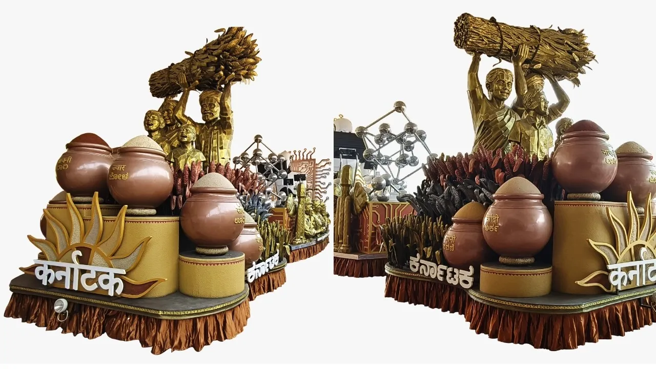 karnataka tabloo in RD PARADE AT DELHI (1)