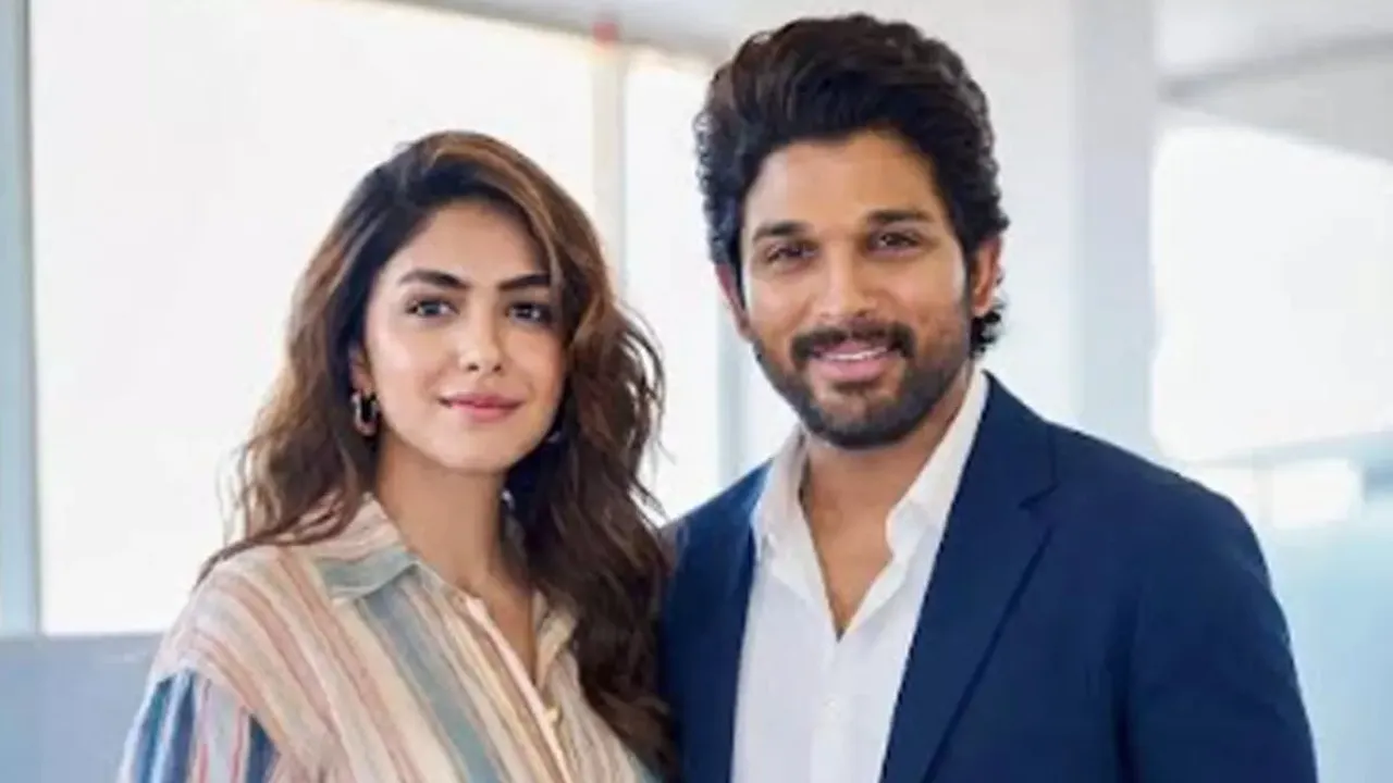 MRUNAL THAKUR AND ALLU ARJUN (1)