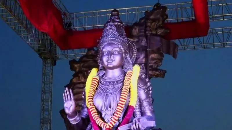 ವಿಧಾನಸೌಧ ಆವರಣದಲ್ಲಿ ತಾಯಿ ಭುವನೇಶ್ವರಿ ಪುತ್ಥಳಿ ಅನಾವರಣ; ಲೋಕಾರ್ಪಣೆ ಮಾಡಿದ ಸಿಎಂ ಹೇಳಿದ್ದೇನು?