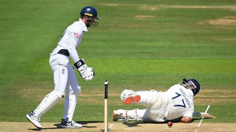 ಕೈಕೊಟ್ಟ ರಿಷಭ್ ಪಂತ್​​.. 1 ರನ್​ ಕದಿಯಲು ಹೋಗಿ ಭಾರೀ ಹೊಡೆತ ತಿಂದ ವಿಕೆಟ್​ ಕೀಪರ್!​