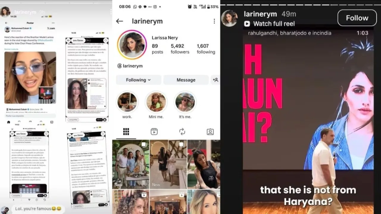 Brazilian model reacts