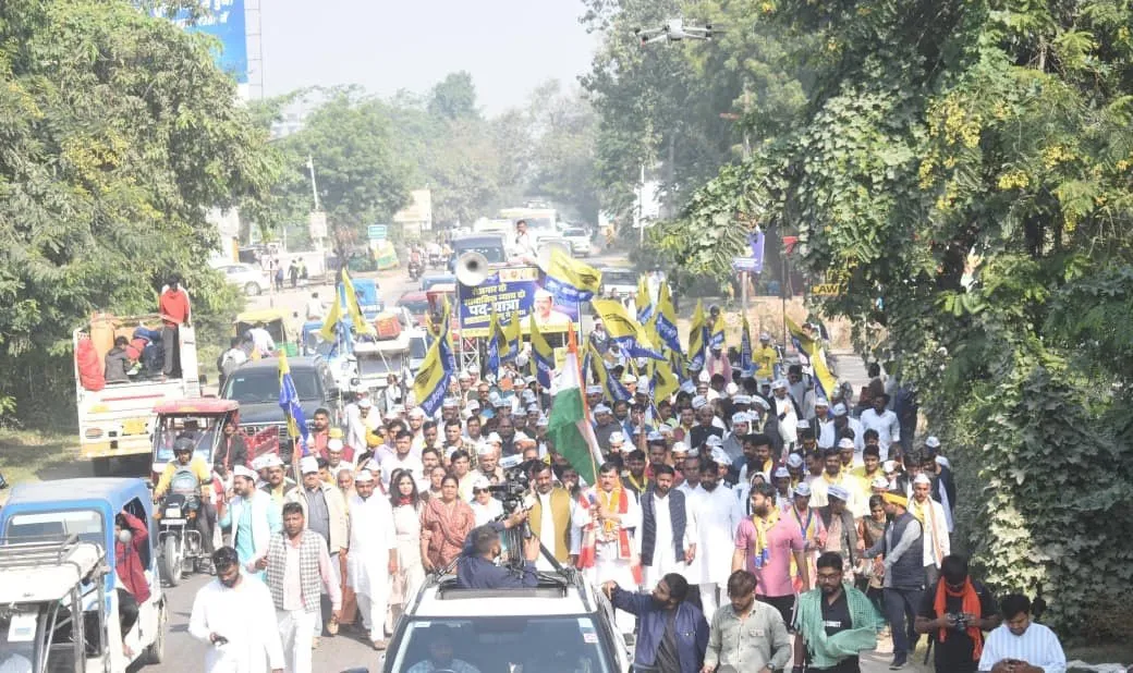 Sanjay Singh padyatra