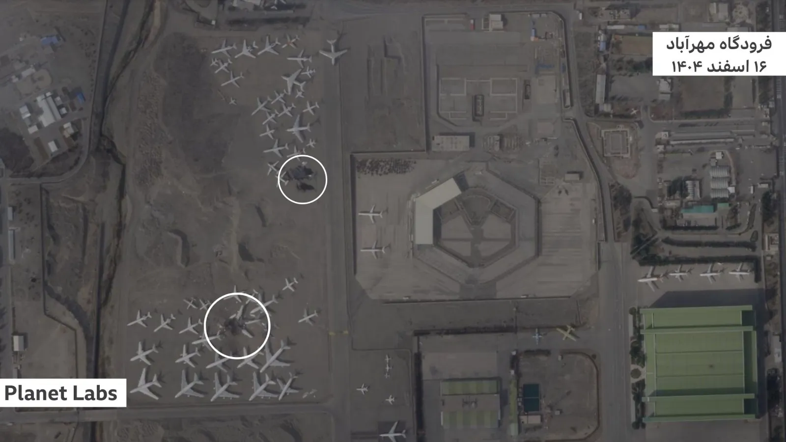 Mehrabad Airport Satellite Image3