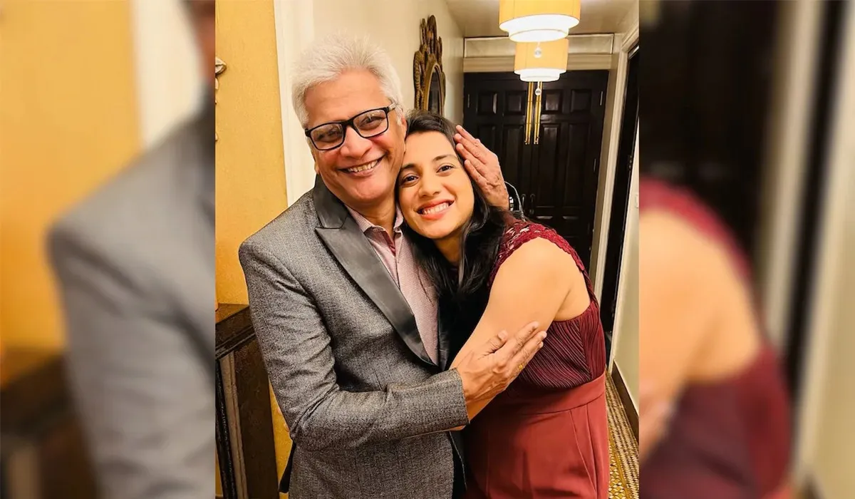 Smriti and her father