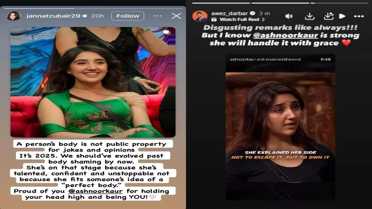 Jannat & Awez's Insta story