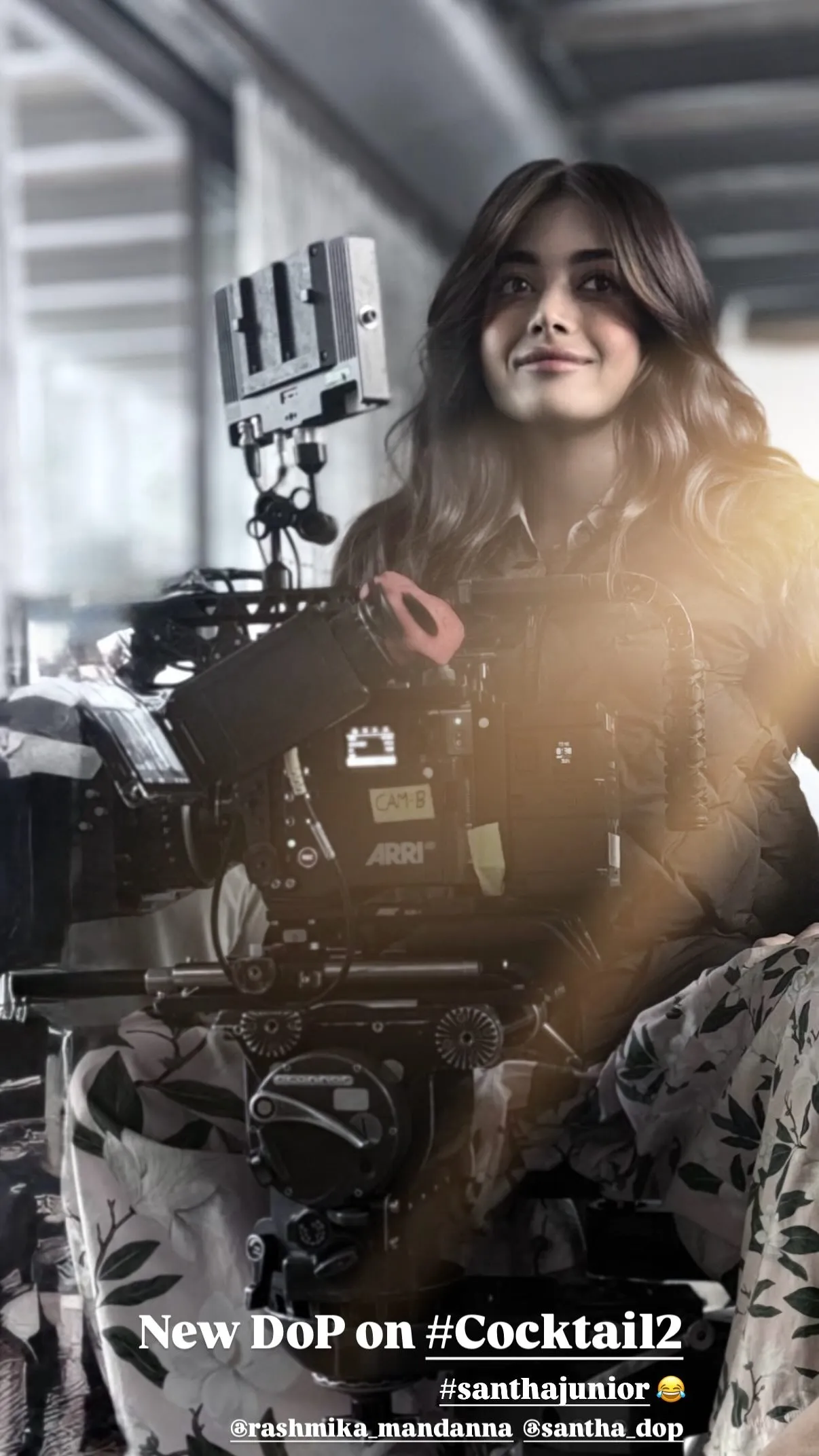 Rashmika’s Chic New Look from the Sets