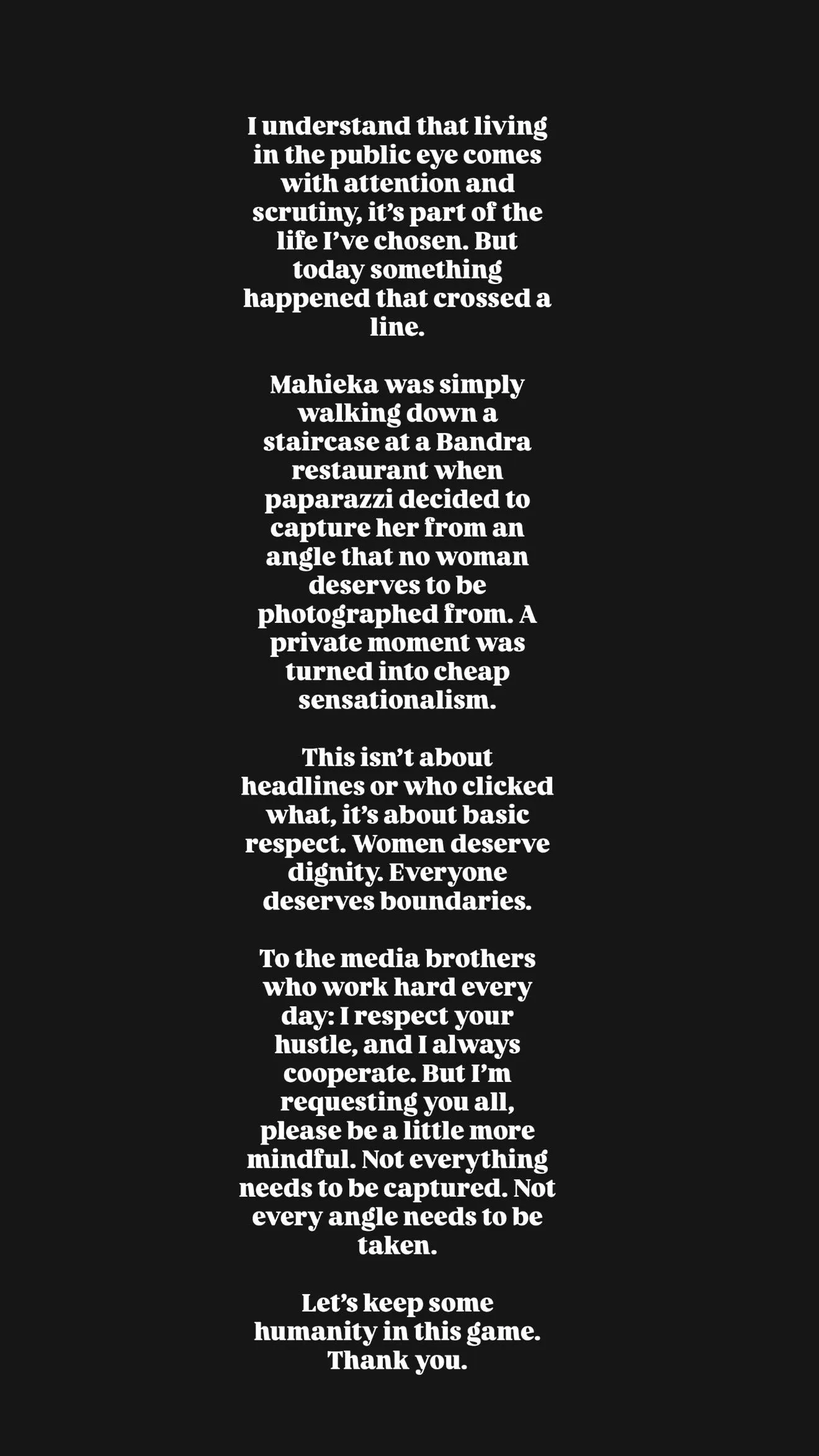 Hardik's Insta Story