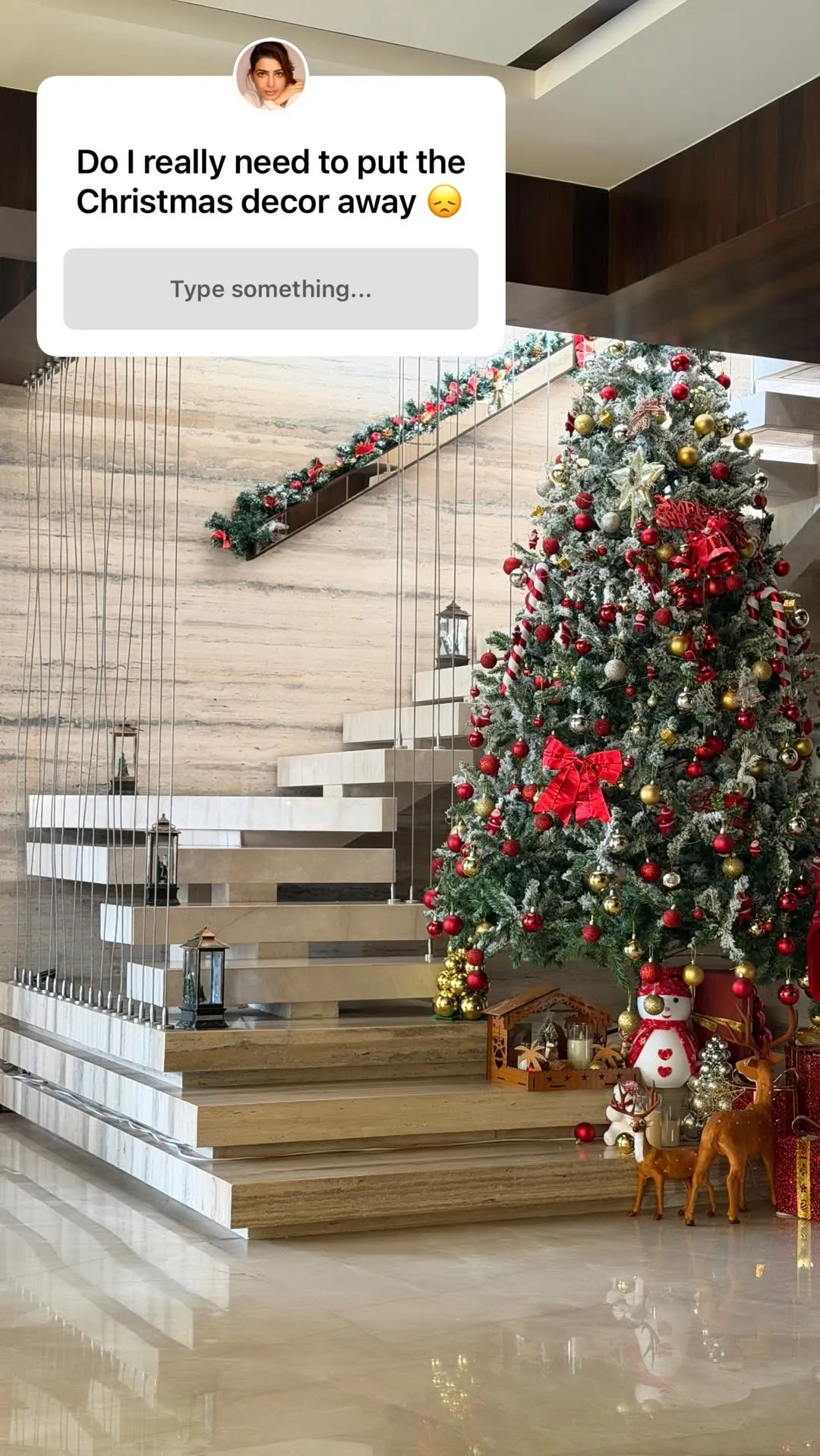 Samantha's Insta Story