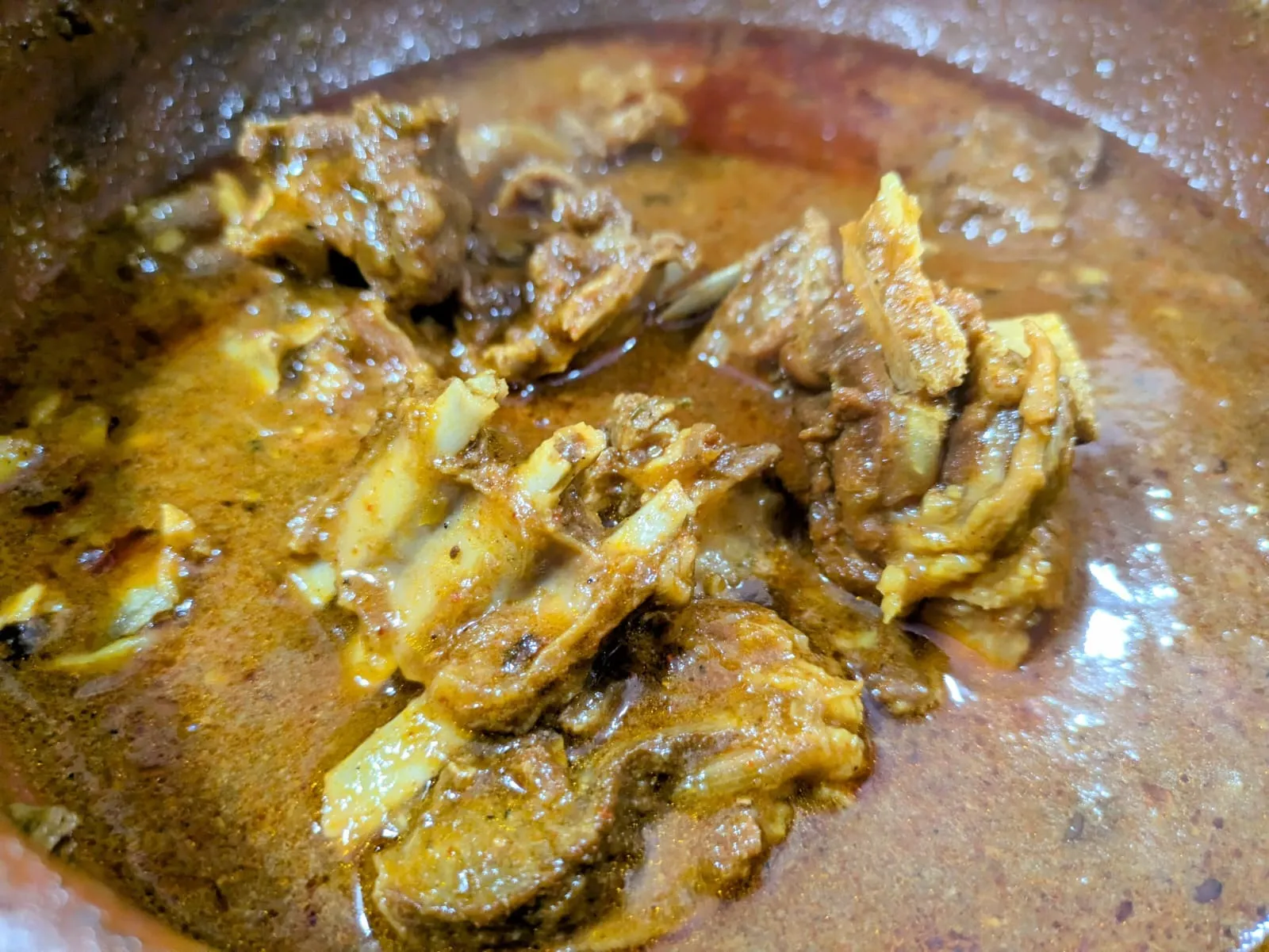 Mutton- cooked in traditional spices