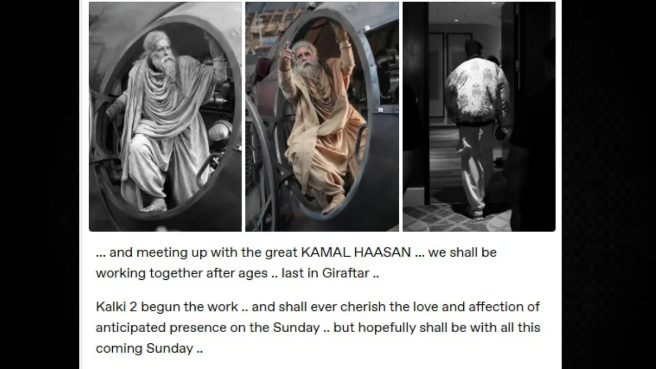 Kamal Haasan and Amitabh Bachchan in Kalki 2898 AD