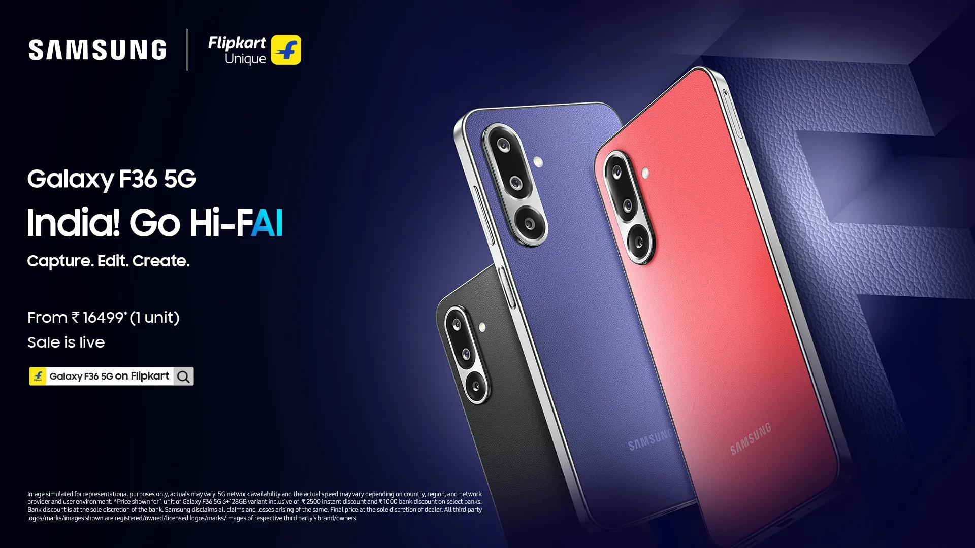 Galaxy F36 Sales Commencement July 29