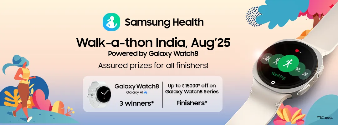 Samsung Launches Third Edition of Walk-a-thon India to Inspire a Fitter Nation